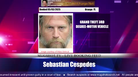 Mugshot TV - Live Arrest Booking Video Stream
