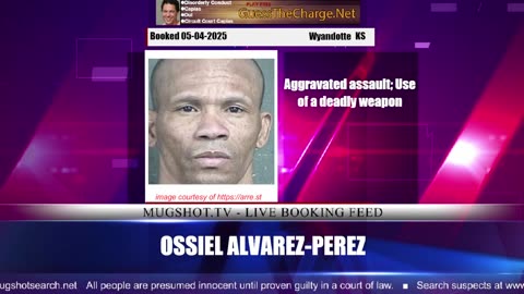 Mugshot TV - Live Arrest Booking Video Stream