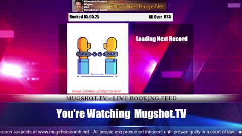 Mugshot TV - Live Arrest Booking Video Stream