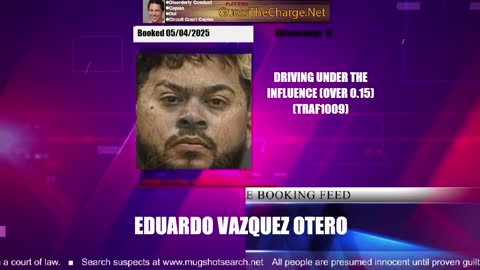Mugshot TV - Live Arrest Booking Video Stream