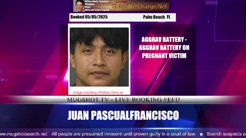 Mugshot TV - Live Arrest Booking Video Stream