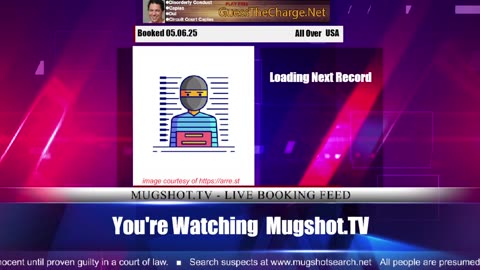 Mugshot TV - Live Arrest Booking Video Stream