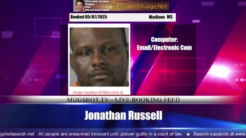 Mugshot TV - Live Arrest Booking Video Stream
