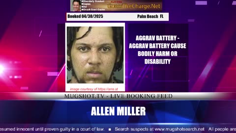 Mugshot TV - Live Arrest Booking Video Stream