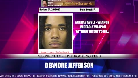 Mugshot TV - Live Arrest Booking Video Stream