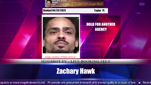 Mugshot TV - Live Arrest Booking Video Stream