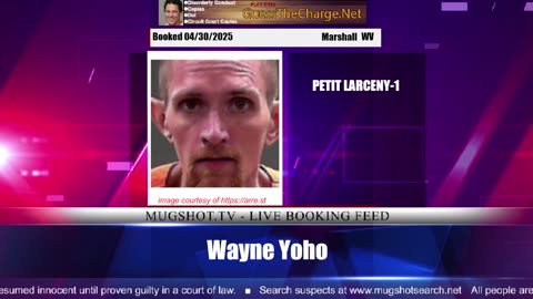 Mugshot TV - Live Arrest Booking Video Stream
