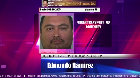 Mugshot TV - Live Arrest Booking Video Stream
