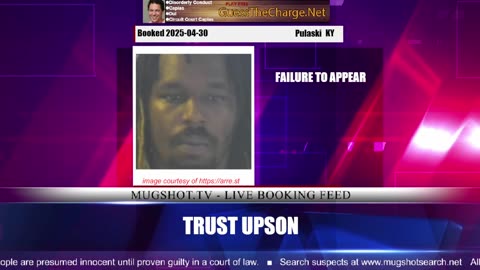 Mugshot TV - Live Arrest Booking Video Stream