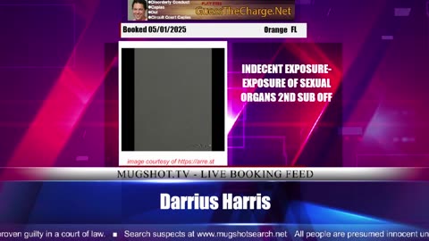 Mugshot TV - Live Arrest Booking Video Stream