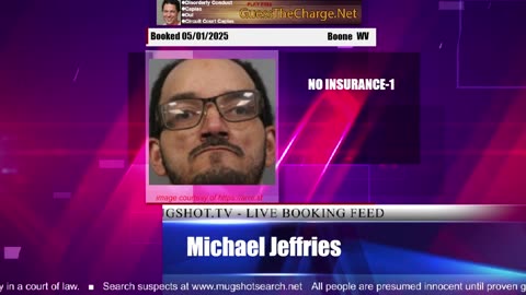 Mugshot TV - Live Arrest Booking Video Stream