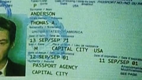 IN THE MOVIE 'THE MATRIX' NEO'S PASSPORT HAS AN EXPIRATION DATE SET TO 9-11-2001