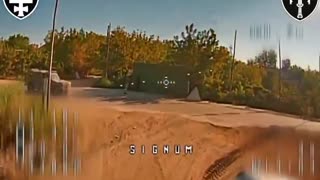 💥 Destruction of Russian vehicles by Signum battalion!