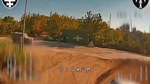 💥 Destruction of Russian vehicles by Signum battalion!