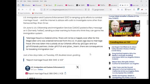 ICE Launches Campaign to Crack Down on Marriage Fraud — Could Ilhan Omar Finally Face Justice?