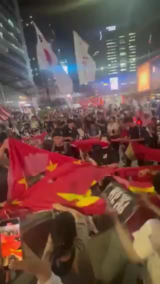 China's Communist Party rips the flag of China stealing Korea with election fraud