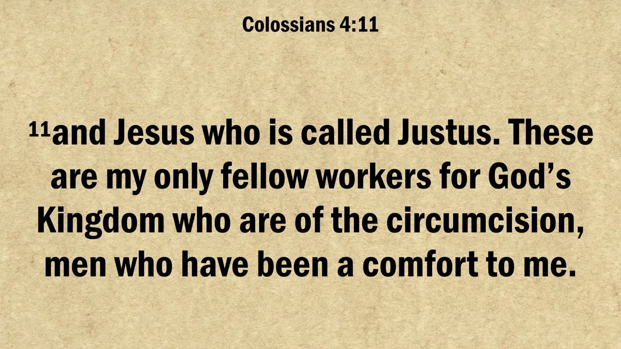 Colossians 4