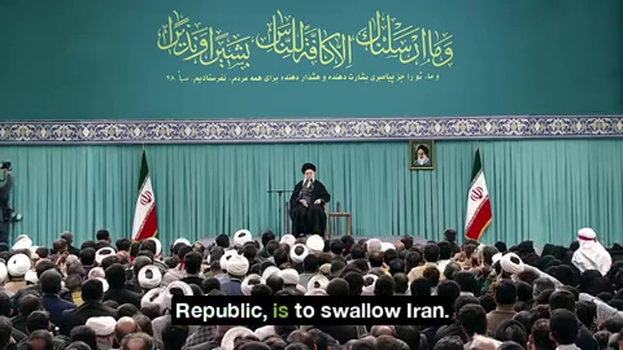 America’s goal is to SWALLOW Iran — Supreme Leader Khamenei