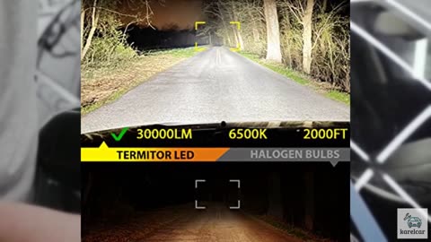 Termitor H11 9005 LED Bulbs Combo, 60,000LM Super Brighter, 1:1 Halogen Mini Siz