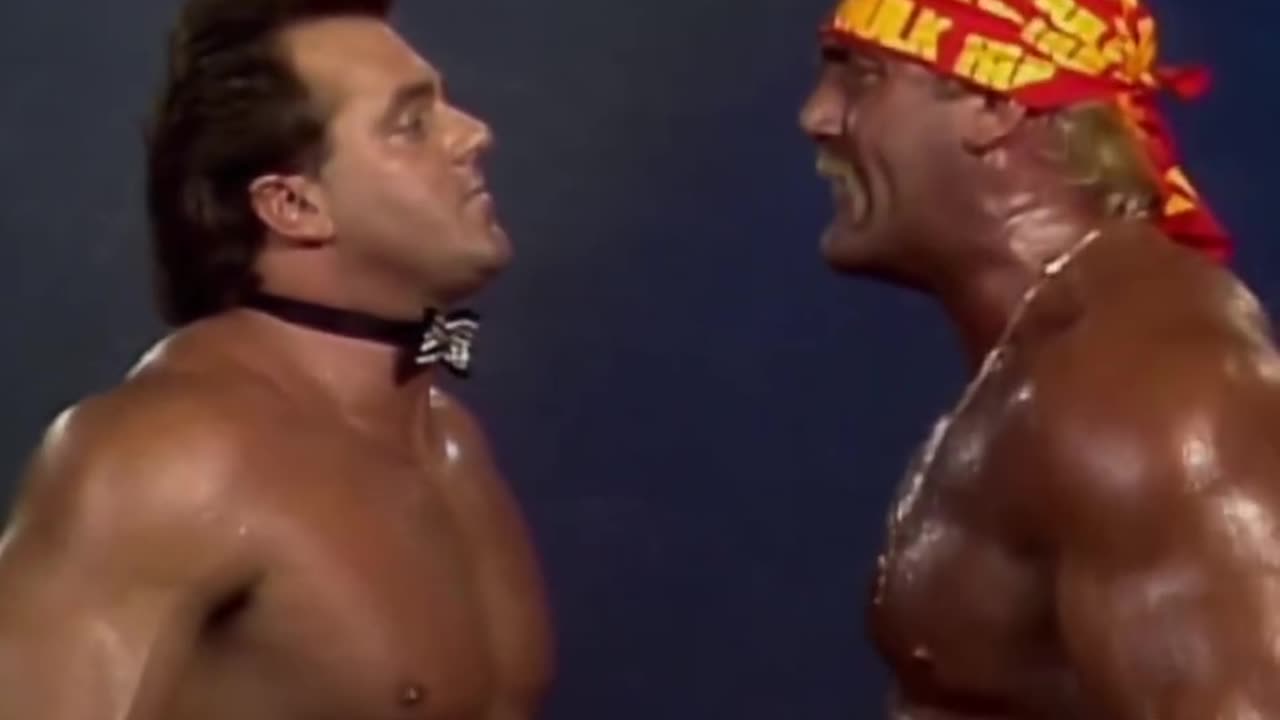 Brutus beefcake & hogan interview-Brutus beefcake smiling & nodding his head up & down