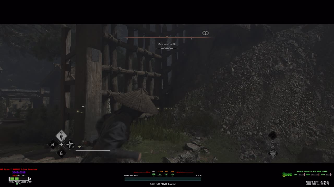 Assassin's Creed Shadows 4K Hdr Pc Gameplay 9800X3d Rtx 4080 Super