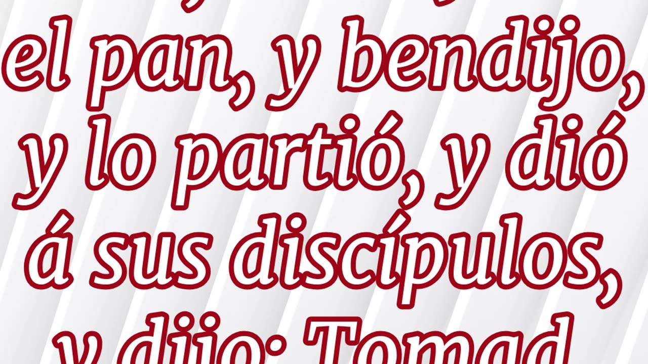 "Jesús Instituye la Cena del Señor" Matthew 26:26 #shorts #youtube #jesus #bible #ytshorts #yt #love