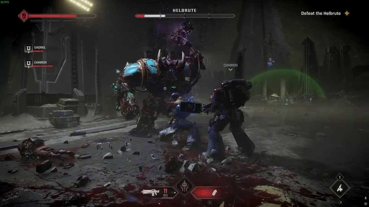 Titus Vs Helbrute Warhammer 40000 SPACE MARINE 2