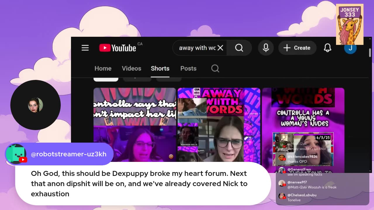 12/05/25 Victoria J VOD: SCARY DISORDERS, AND WHEN PARASOCIALS CROSS THE LINE 🦒