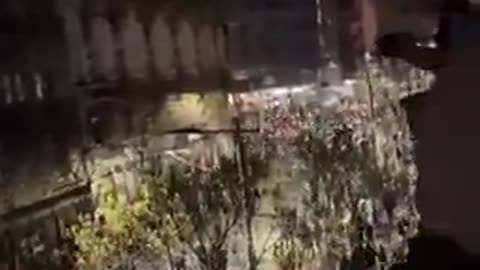 Serbian police just used a LRAD sonic cannon against the student protesters in Belgrade