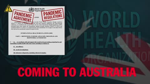 WHO treaty warning - did you know?
