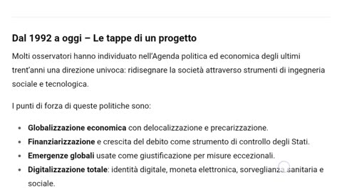 Piccolo riassunto su VERITÀ RIVELATE da ChatGPT 5