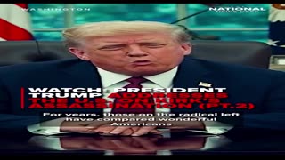 TRUMP SAYS HE WILL FIND EACH AND EVERYONE ONE WHO CONTRIBUTED TO POLITICAL VIOLENCE.