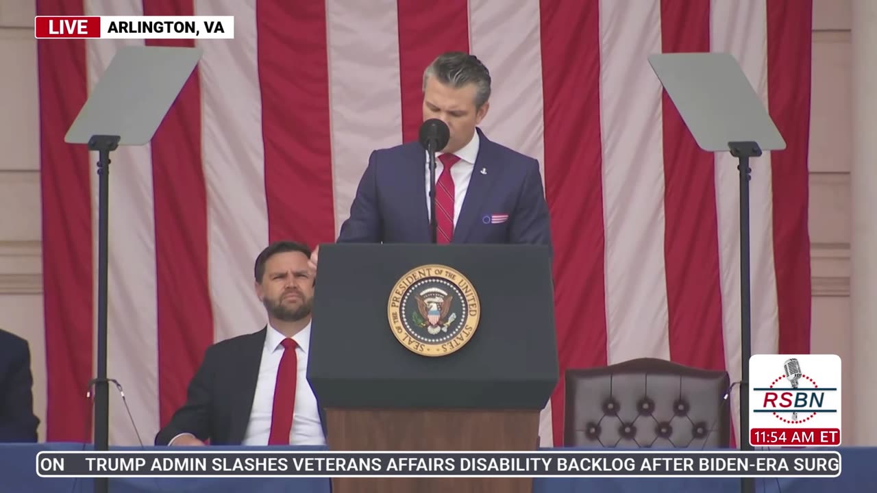 FULL SPEECH: Pete Hegseth Delivers Remarks at Memorial Day Ceremony - 5/26/25