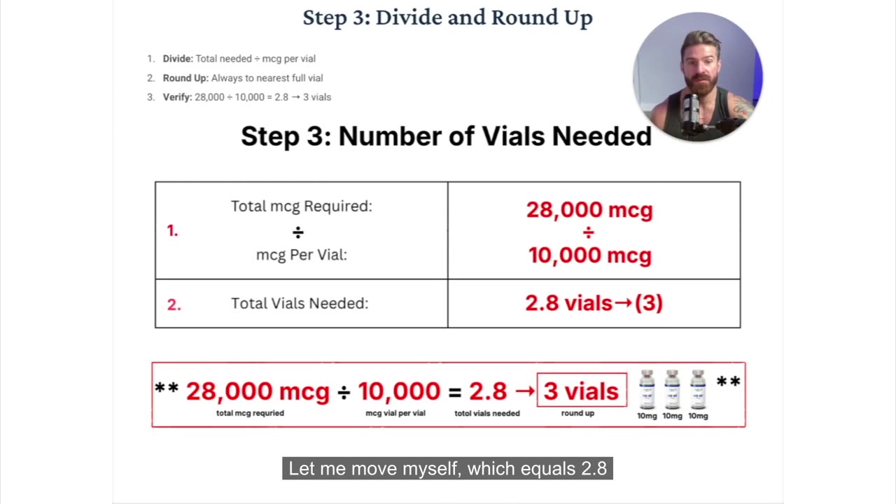 How Many Peptide Vials Needed for a Cycle? (Easy Math!)