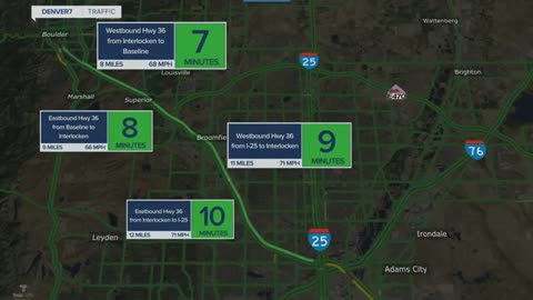 Colorado Highway 7 closing this weekend for emergency water line repairs