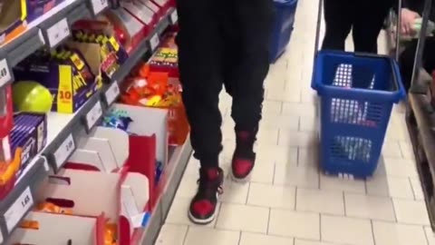 He steals everything and even films himself because he knows nothing will happen to him.