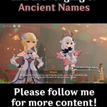 Xilonen and forging of Ancient Name 3