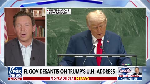 Governor Ron DeSantis says Congress should DEFUND the United Nations