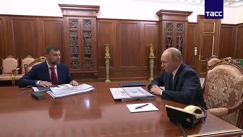 📅🤝 Ukraine Russia War | Pushilin and Putin Discuss DPR Water Situation at Kremlin Meeting | RCF
