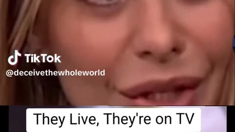 THE REPTILIAN, THEY LIVE, THEY ARE ON TV.