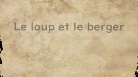 Le loup et le berger - Huhito Fables-Version française Vol.10