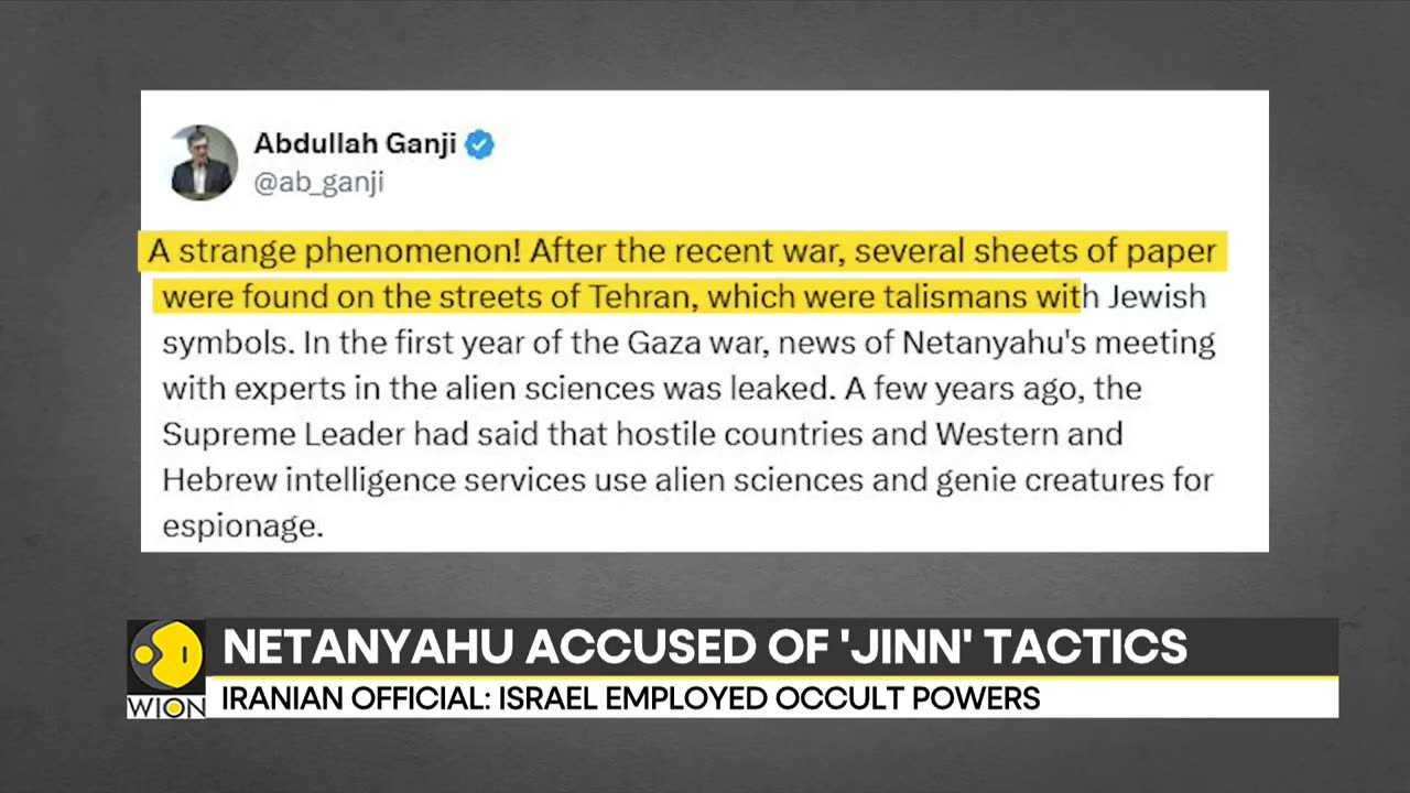 Israel uses supernatural forces in iran war