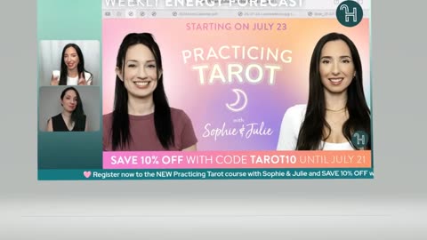 Last Hours for the Discount for Tarot 3 and Tarot 1,2,3 with @Sophie & @Julie Maison Jupiter