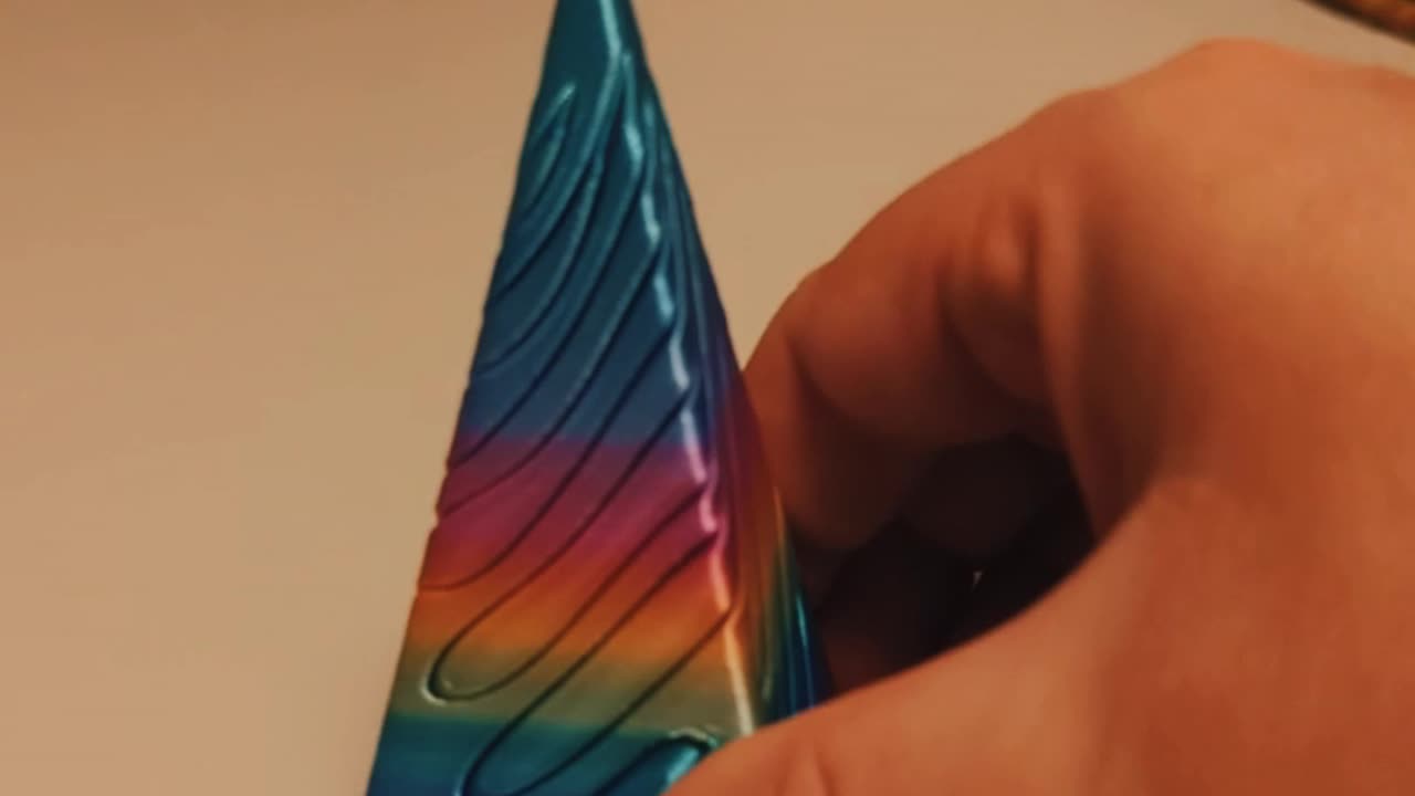 Spiral Cone Fidget Toy | 3D Printed Helix Screw & Impossible Pyramid Sculpture