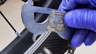 How to quickly install a new chain on a bicycle.