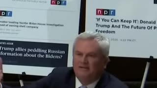 Congressman James Comer RIPS into NPR's Leftwing Propaganda!