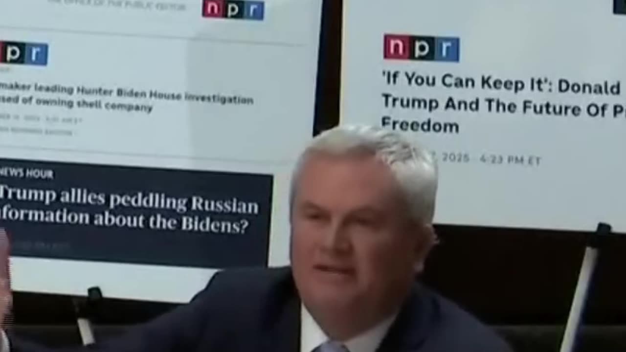 Congressman James Comer RIPS into NPR's Leftwing Propaganda!