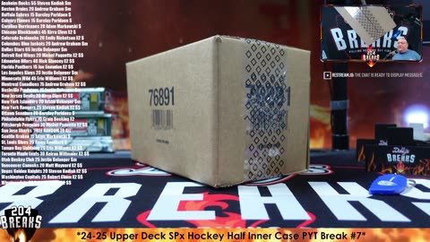 *24-25 Upper Deck SPx Hockey Half Inner Case PYT Break #7* [May 3, 2025]
