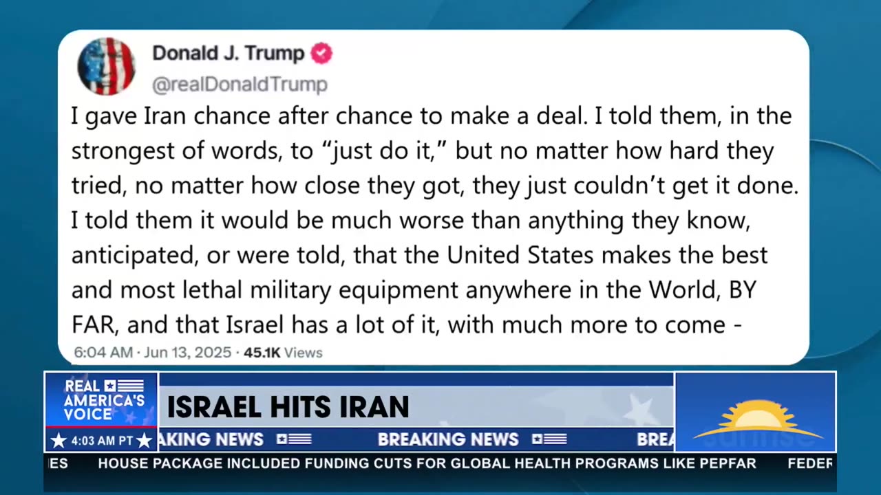 'ISRAEL'S OVERWHELMING STRENGTH...'