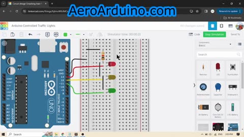 How I made Traffic Lights For My Kids With #Arduino #Tinkercad #STEM #AeroArduino